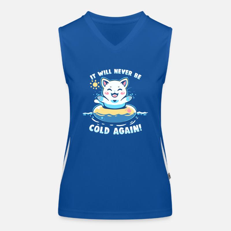 It Will Never be Cold Again Women's Functional Contrast Tank Top