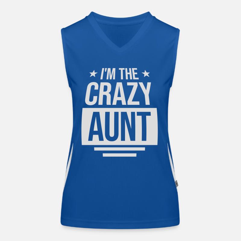 à The Crazy Aunt Débardeur respirant contrasté Femme