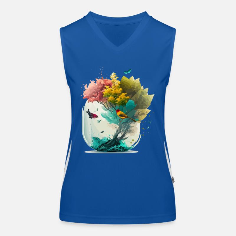 La forêt miniature Débardeur respirant contrasté Femme