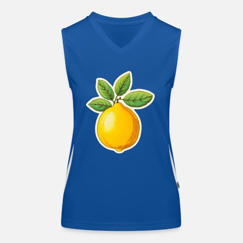 Citron à 4 feuilles Débardeur respirant contrasté Femme
