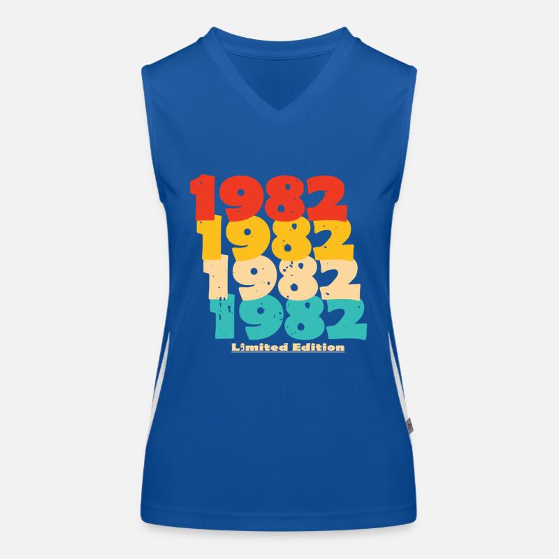 1982 : Edition Limitée - 42e anniversaire Débardeur respirant contrasté Femme