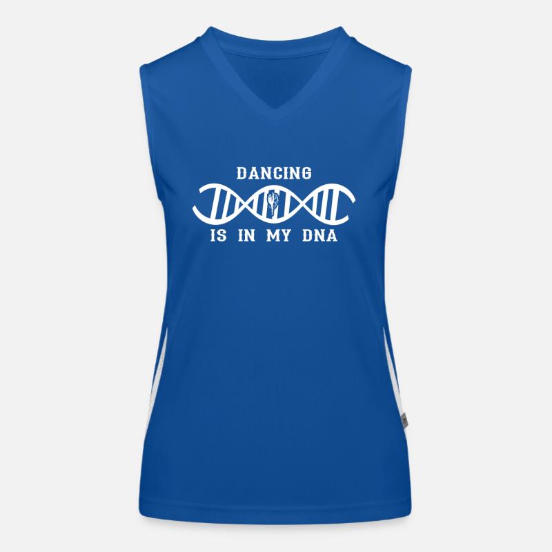 dna dns roots love calling dance grinding eighth Women's Functional Contrast Tank Top