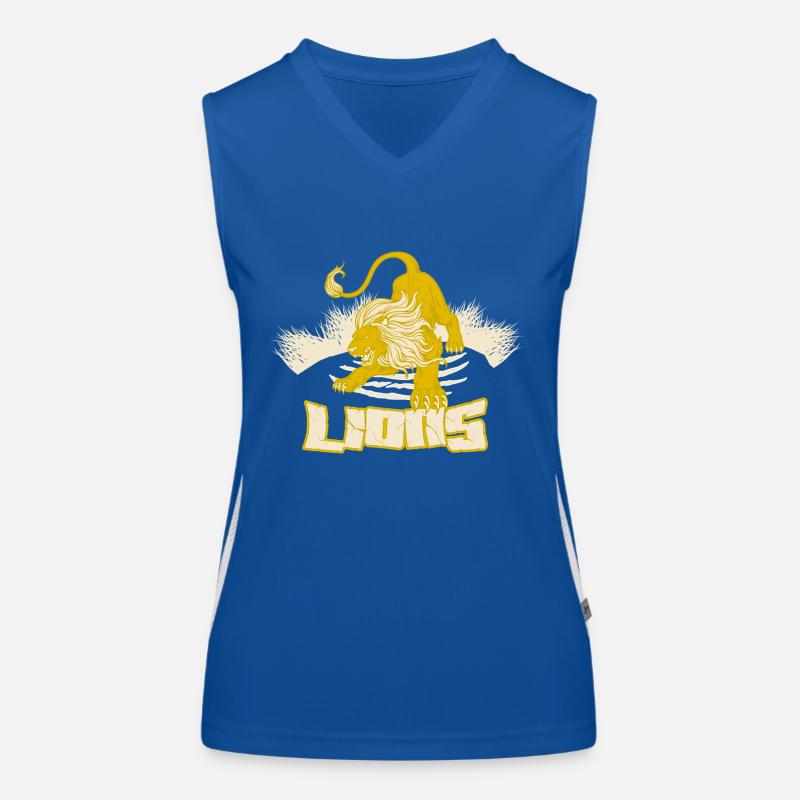 Löwe Funktionelles Kontrast-Tank Top für Frauen