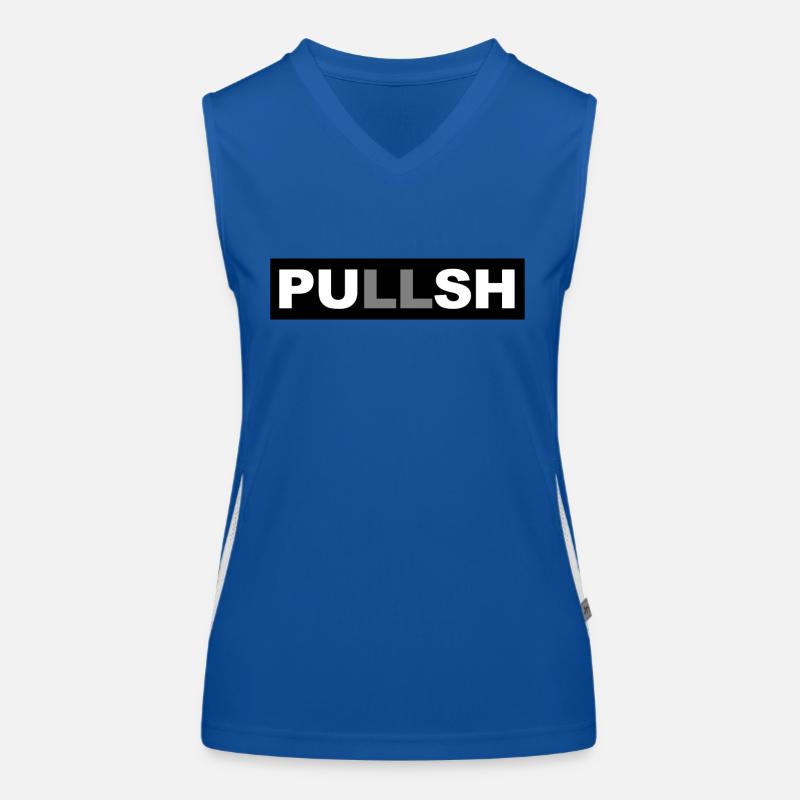 Pullsh - Push and Pull - Cleveres Design Funktionelles Kontrast-Tank Top für Frauen
