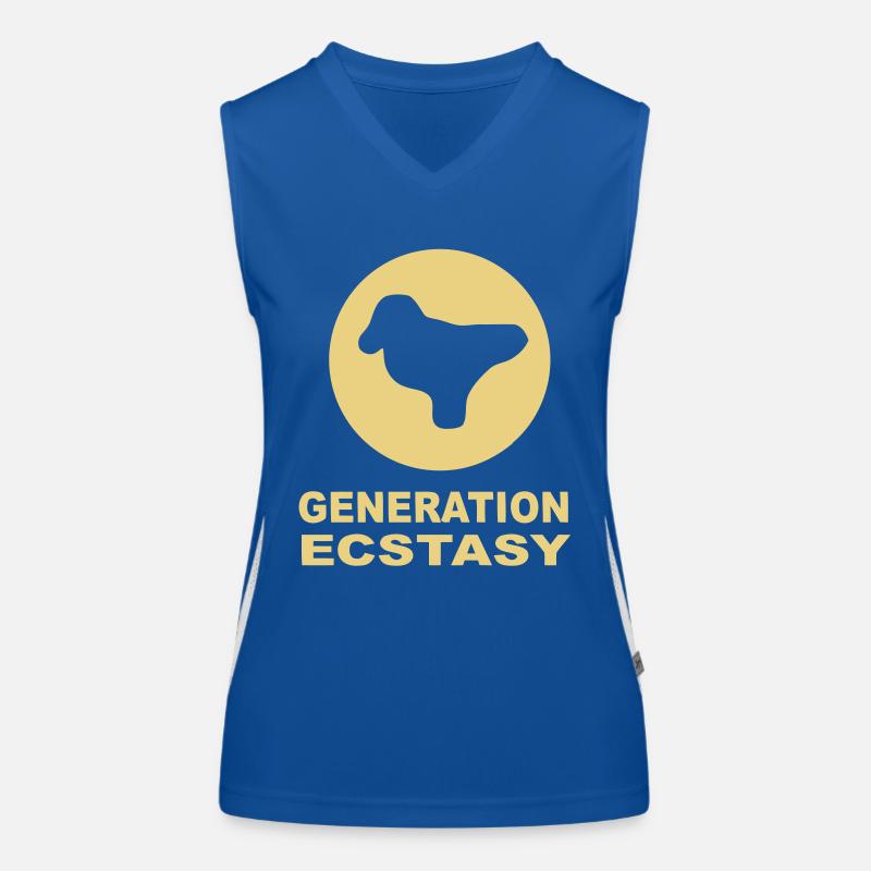Generation Ecstasy-Pille mit einer Taube Funktionelles Kontrast-Tank Top für Frauen