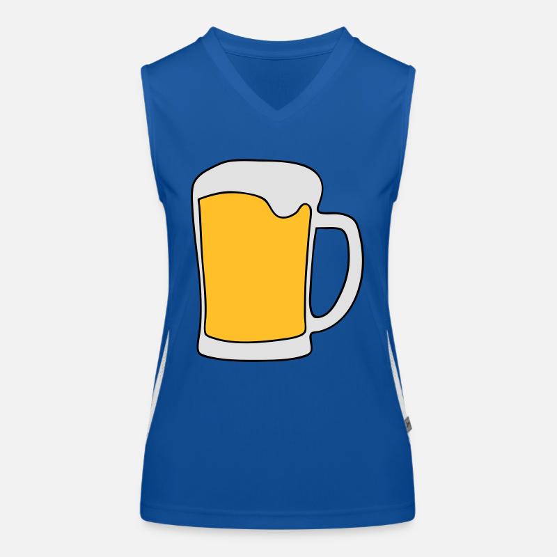 alcohol beer drunk party Women's Functional Contrast Tank Top