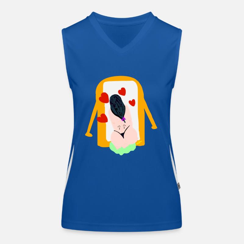 Ich, SCORT Funktionelles Kontrast-Tank Top für Frauen