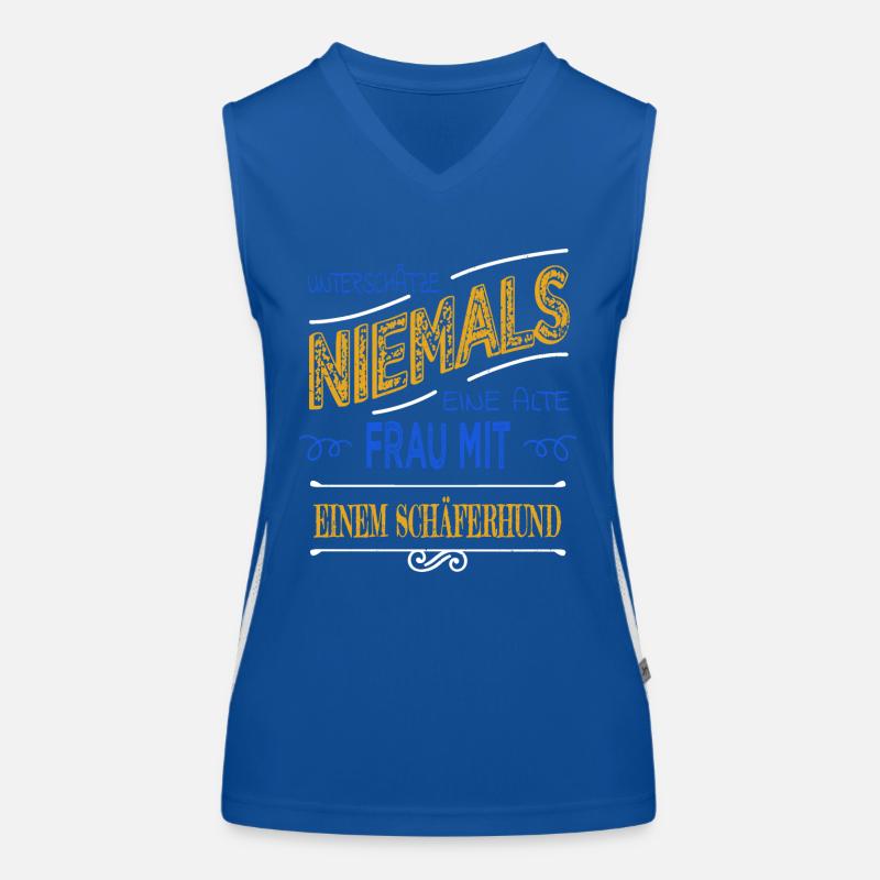 enkelkind beste oma bachhund bluthund Funktionelles Kontrast-Tank Top für Frauen