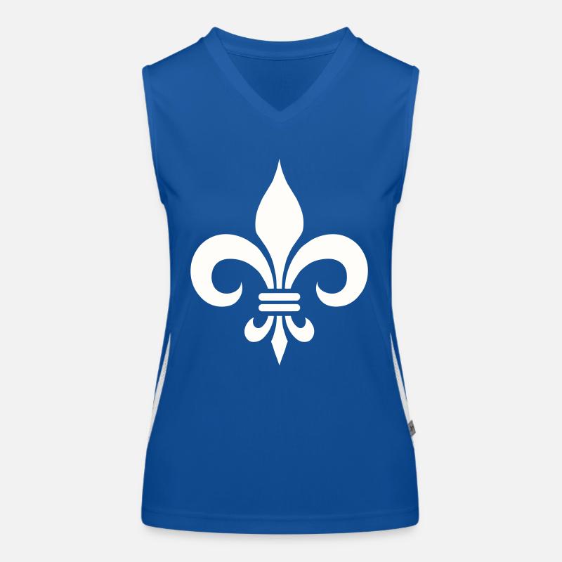 Logo de lys français Débardeur respirant contrasté Femme