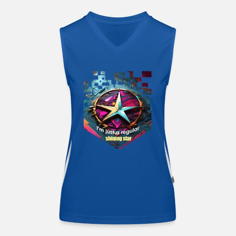 shining star Funktionelles Kontrast-Tank Top für Frauen