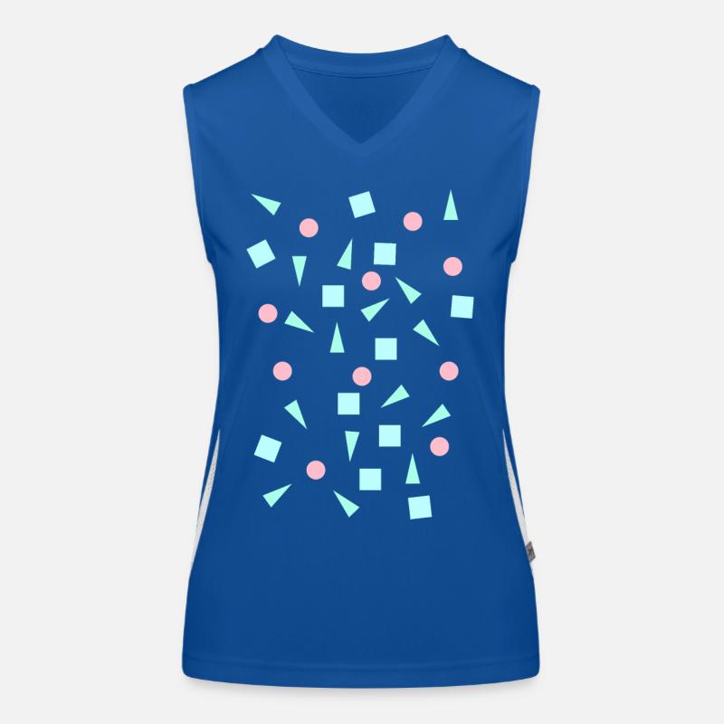 Hipster Formen Funktionelles Kontrast-Tank Top für Frauen