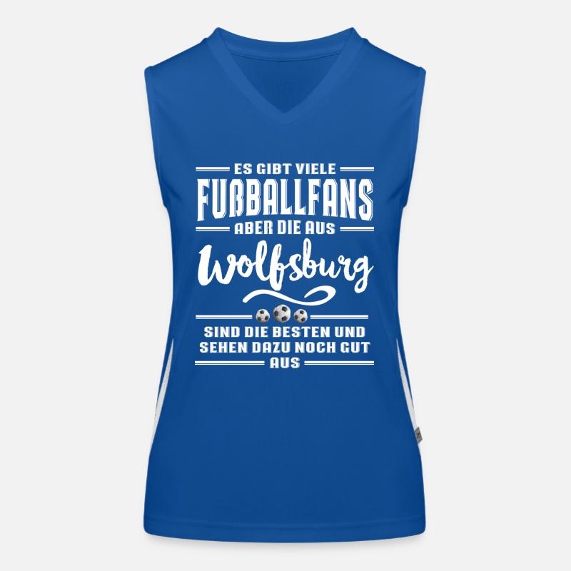 Fußball Wolfsburg Funktionelles Kontrast-Tank Top für Frauen
