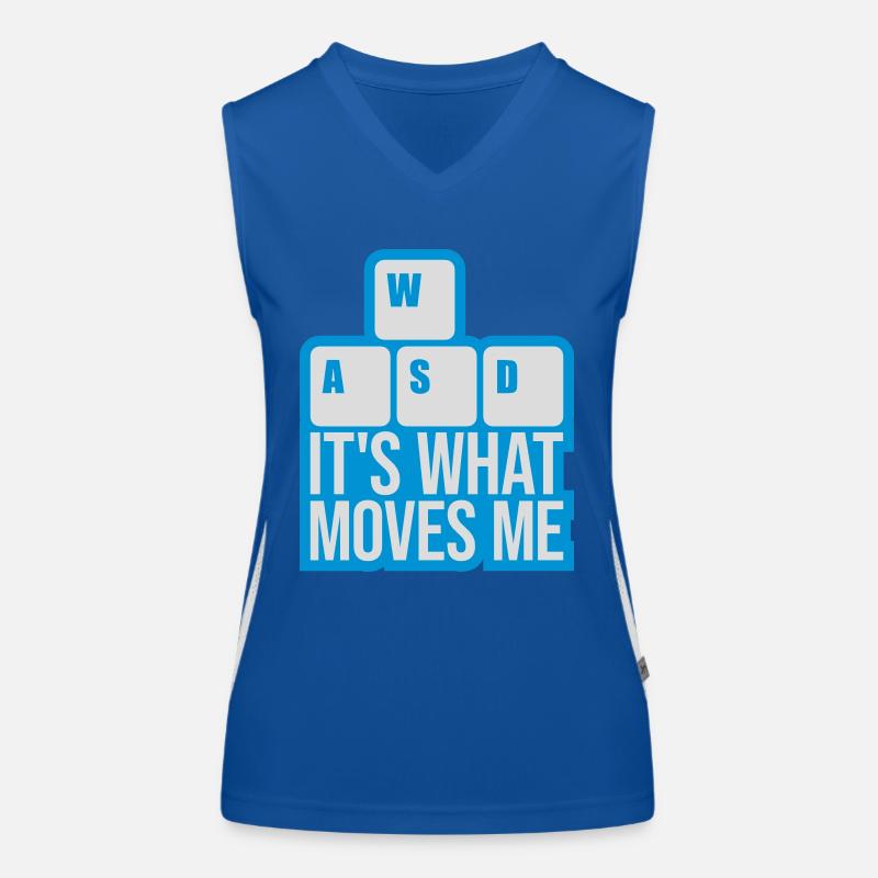 its what moves me Funktionelles Kontrast-Tank Top für Frauen