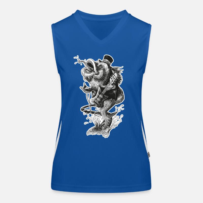 Fish 'n Roll Funktionelles Kontrast-Tank Top für Frauen