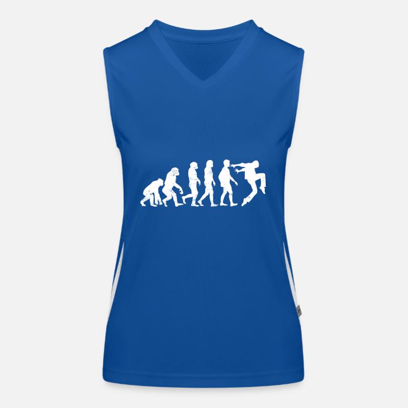 Evolution de la danse danse cadeau de danse danseur Débardeur respirant contrasté Femme