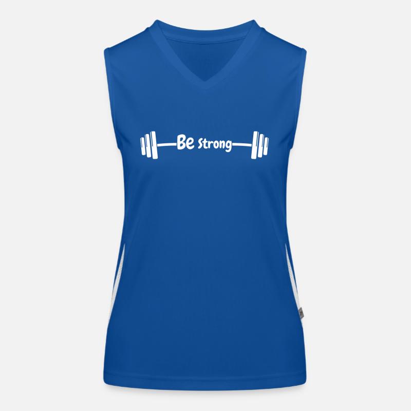Sei stark Funktionelles Kontrast-Tank Top für Frauen