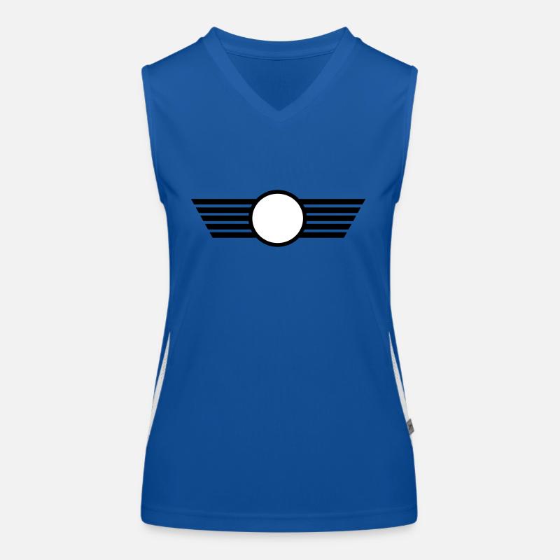 Flügel Funktionelles Kontrast-Tank Top für Frauen