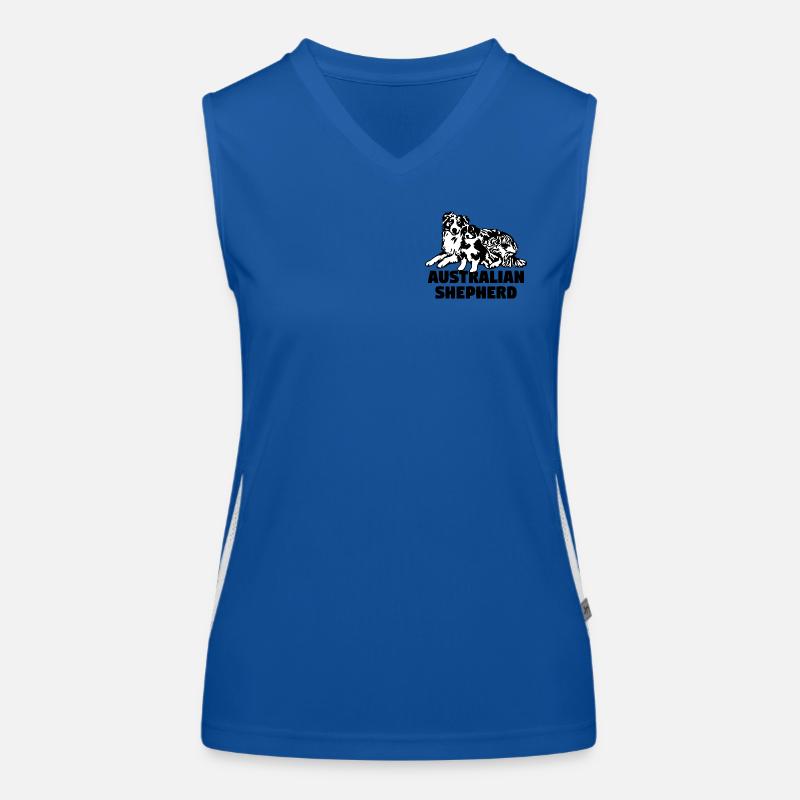 Australian Shepherd Generations Women's Functional Contrast Tank Top