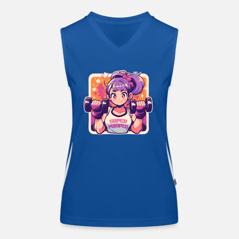 Super Pumped Women's Functional Contrast Tank Top