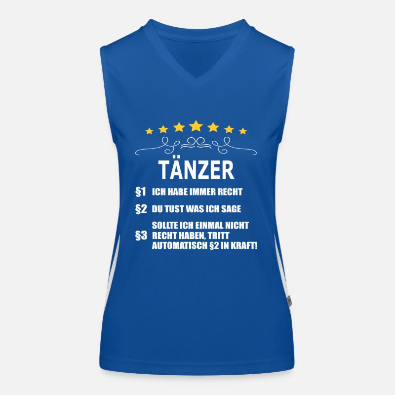TÄNZER Funktionelles Kontrast-Tank Top für Frauen