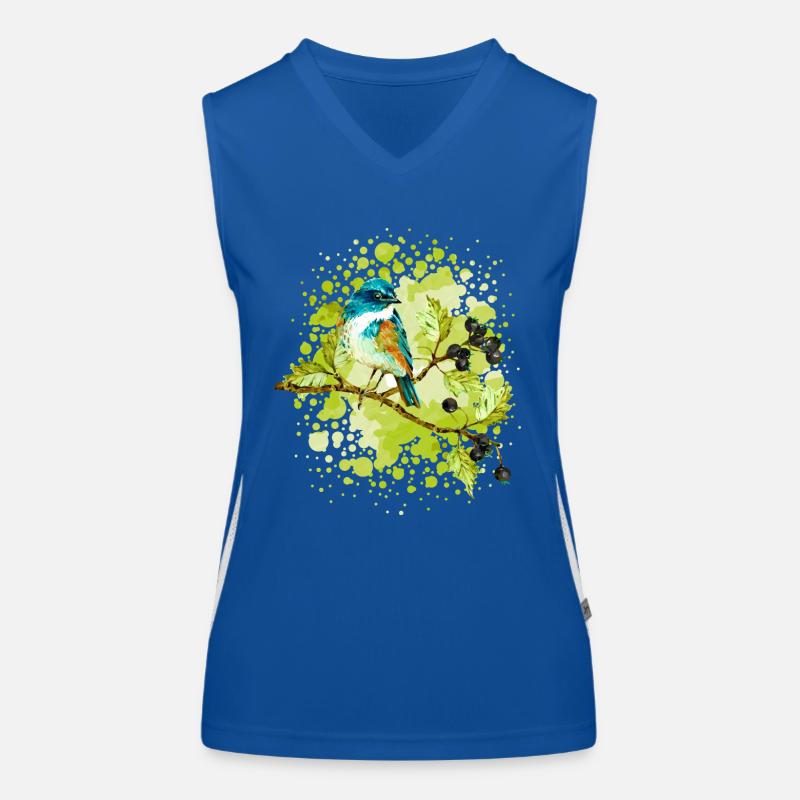 Vogel Funktionelles Kontrast-Tank Top für Frauen