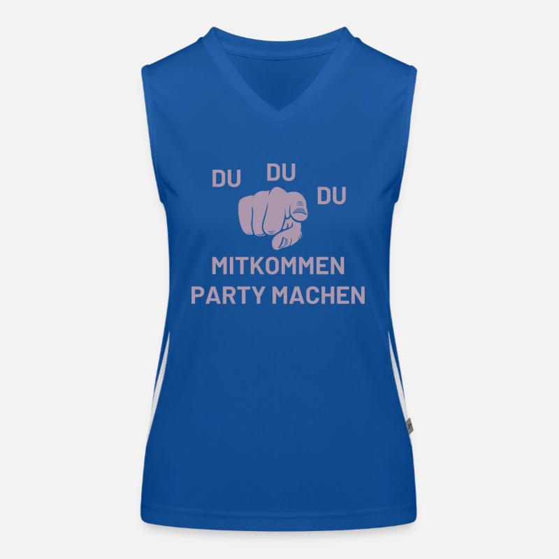 Du Du Du Mitkommen Party machen Funktionelles Kontrast-Tank Top für Frauen