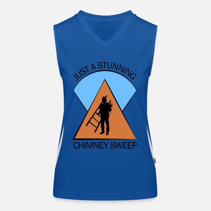Schornsteinfeger Schlotfeger Funktionelles Kontrast-Tank Top für Frauen
