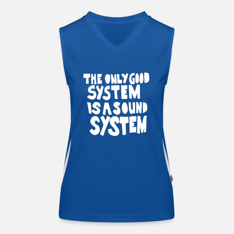 Systeme audio Débardeur respirant contrasté Femme