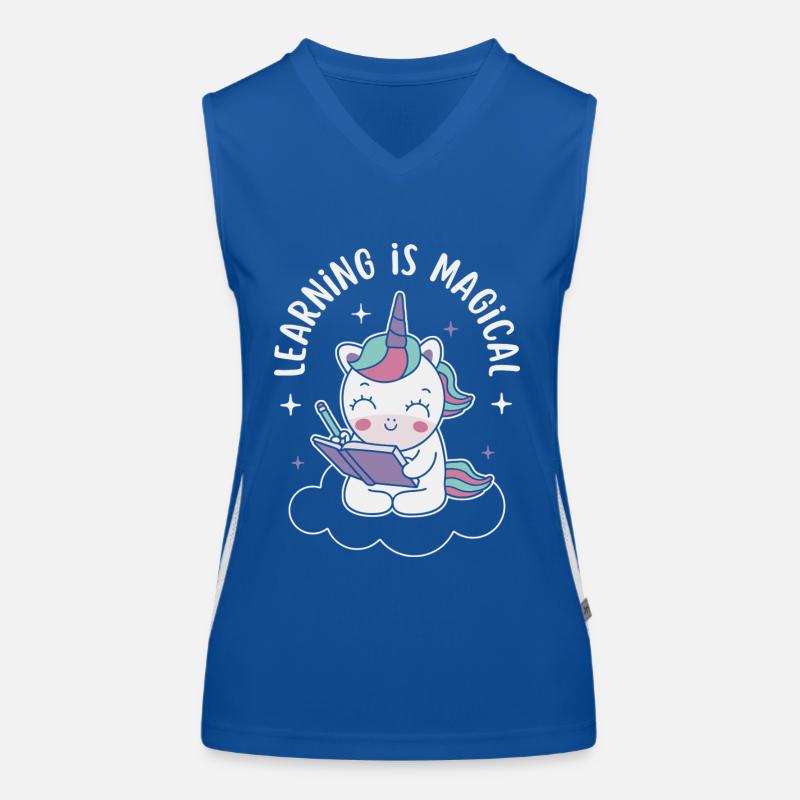 Learning is Magical Women's Functional Contrast Tank Top