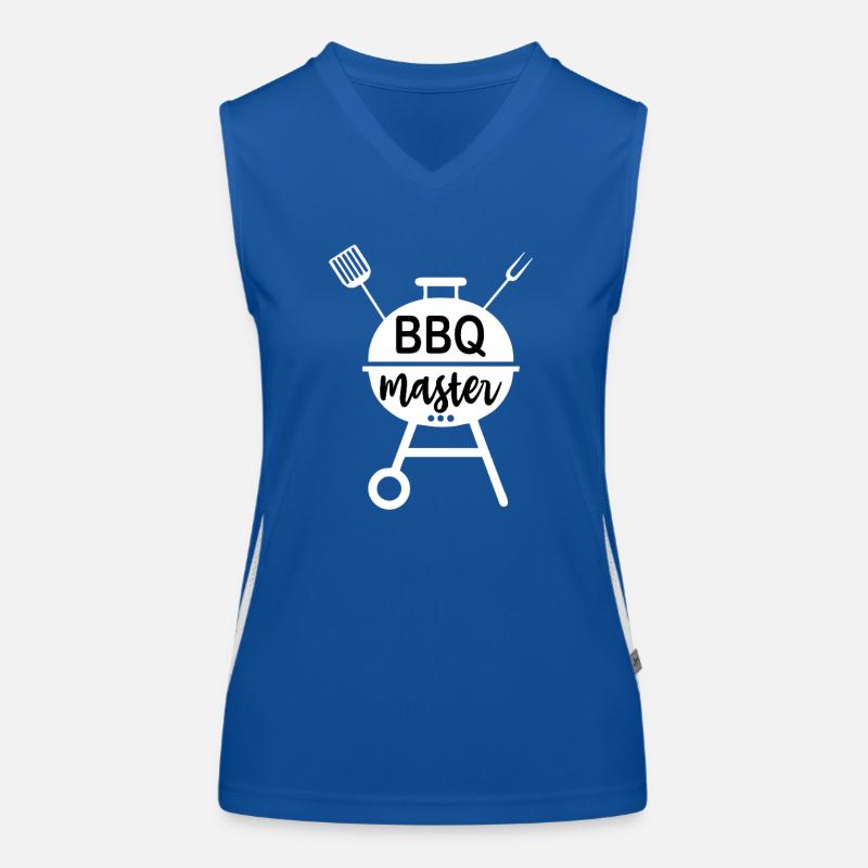 BBQ master- Grill Master Gifts Débardeur respirant contrasté Femme