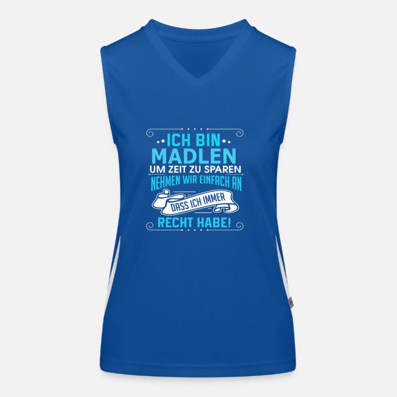 MADLEN Funktionelles Kontrast-Tank Top für Frauen