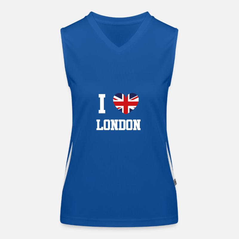 J'adore Londres Débardeur respirant contrasté Femme