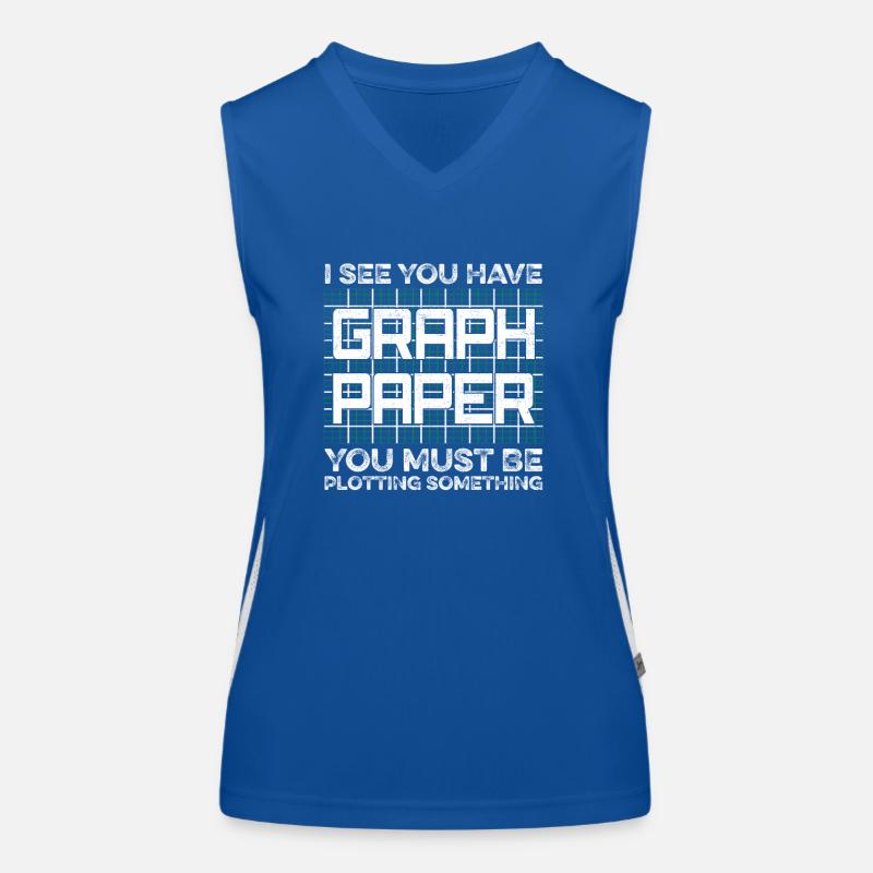 Funny Math Art Mathematics Student Math Lover Fun Women's Functional Contrast Tank Top