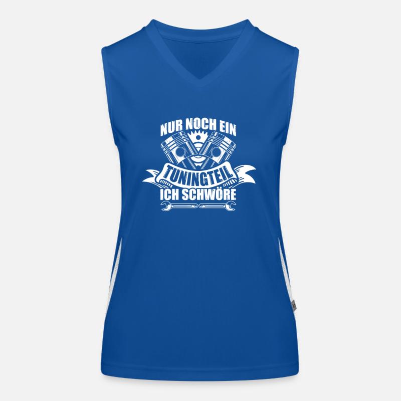 Tuning KFZ-Mechaniker Auto Tuner Funktionelles Kontrast-Tank Top für Frauen