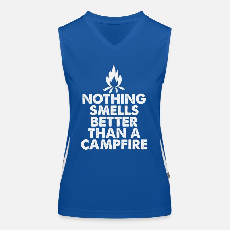 Nothing Smells Better Than A Campfire Women's Functional Contrast Tank Top