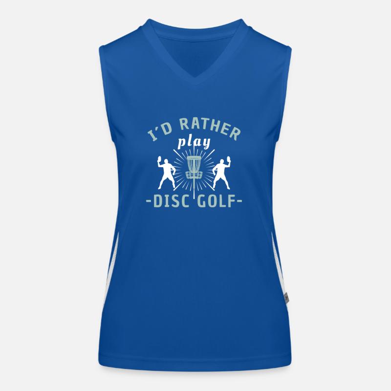 Lecteur Disc Golf Disc Golf Débardeur respirant contrasté Femme