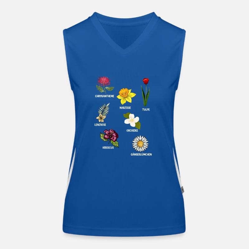 Espèces de fleurs Fleurs Débardeur respirant contrasté Femme