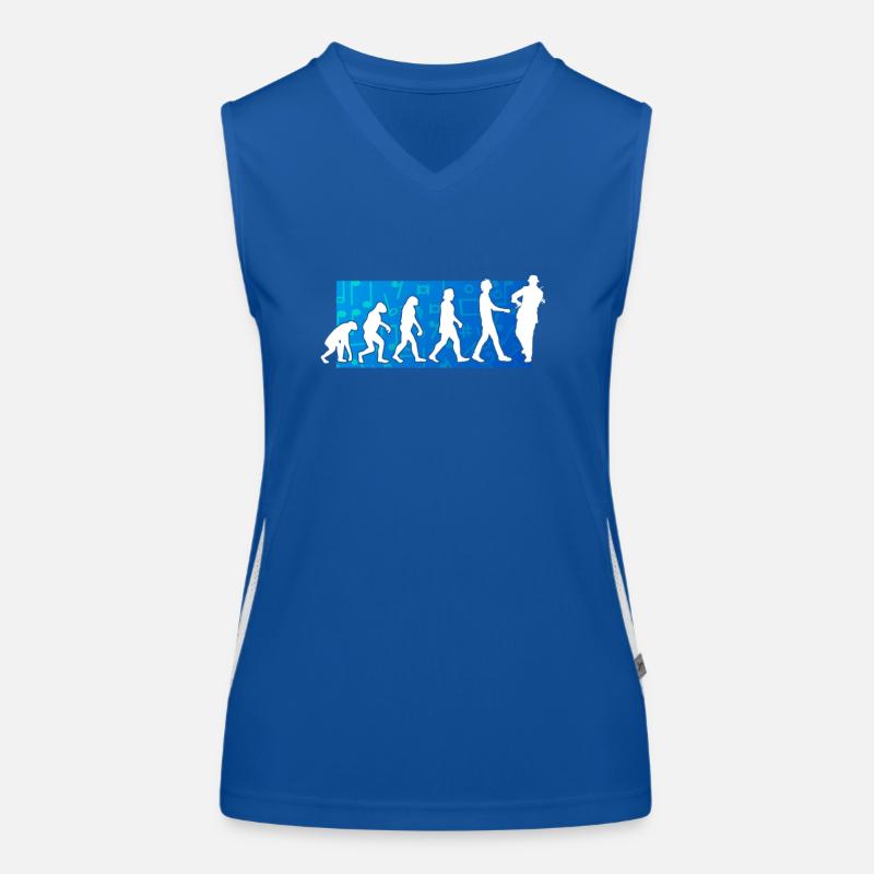 Violinist Evolution Funktionelles Kontrast-Tank Top für Frauen