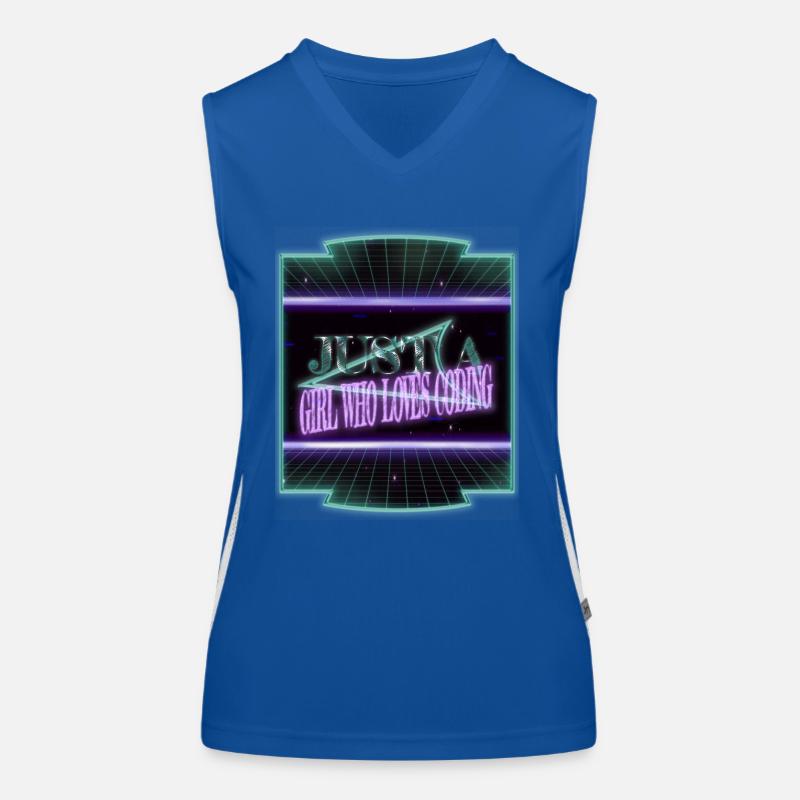 frontend developer college student awesome Women's Functional Contrast Tank Top