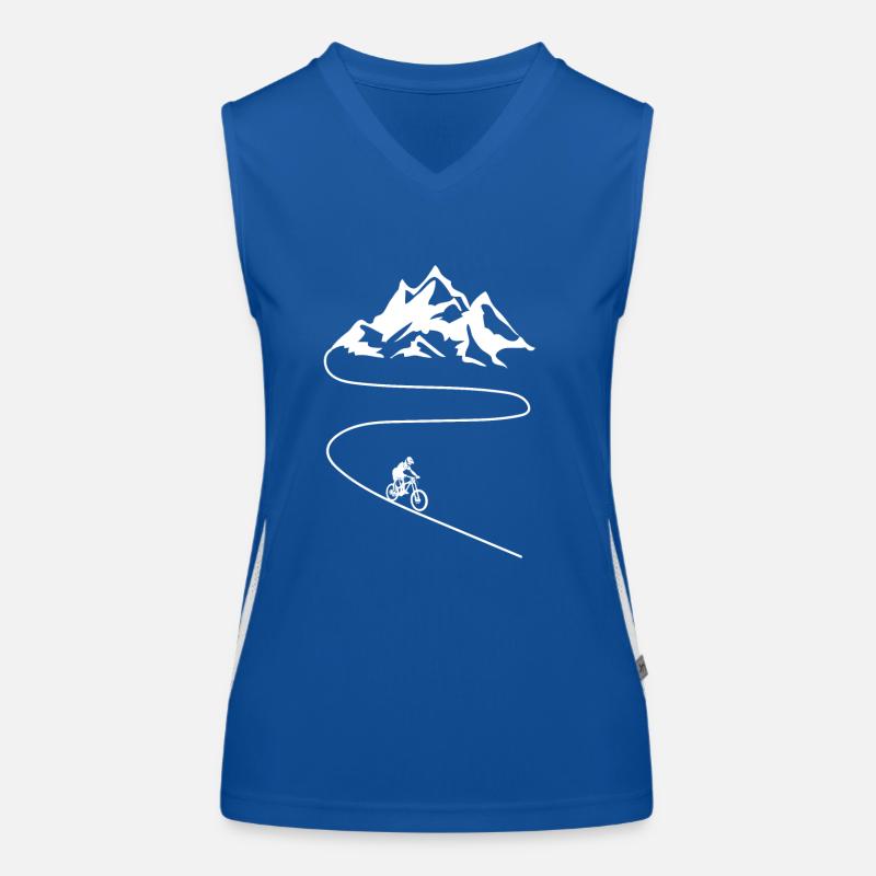 VTT Cyclisme Descente Débardeur respirant contrasté Femme