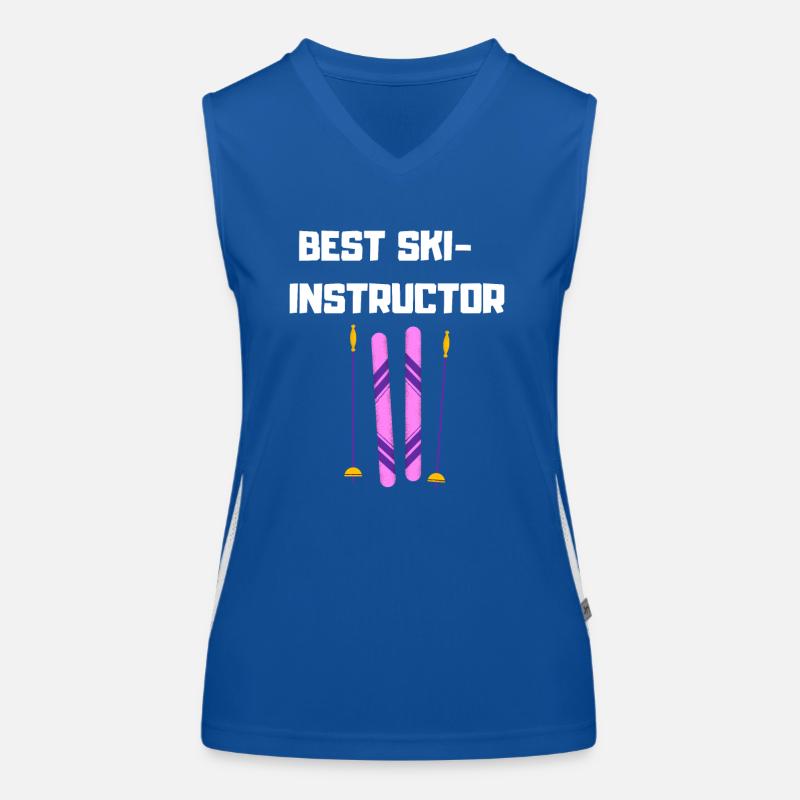 Best Ski Instructor Women's Functional Contrast Tank Top
