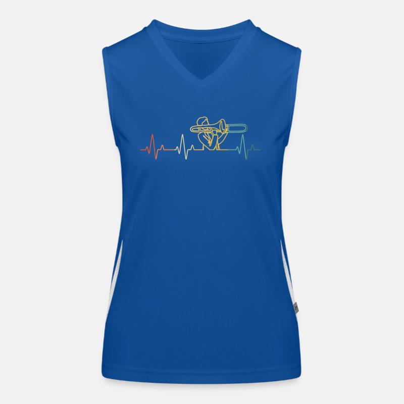 Trombone Trombone player Trombonist Women's Functional Contrast Tank Top