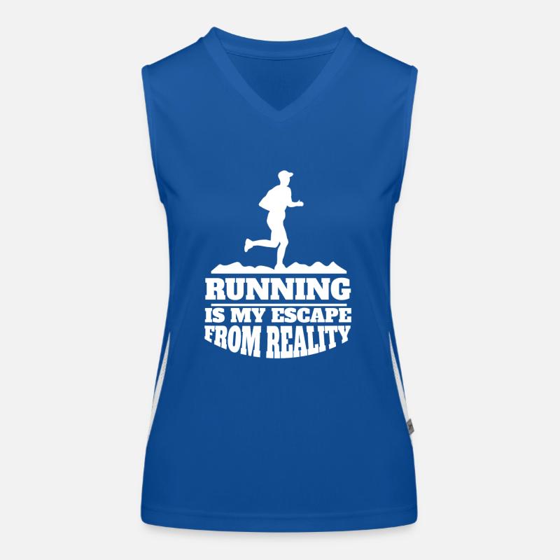 Joggeur course course de jogging fit cardio training Débardeur respirant contrasté Femme