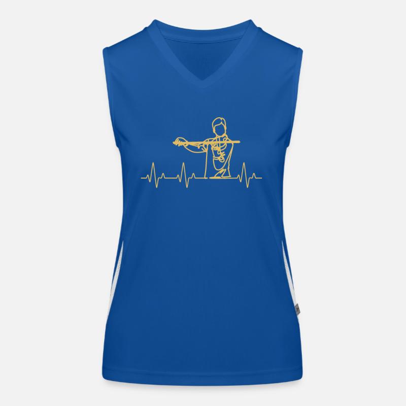 Violin Violinist Violinist Women's Functional Contrast Tank Top