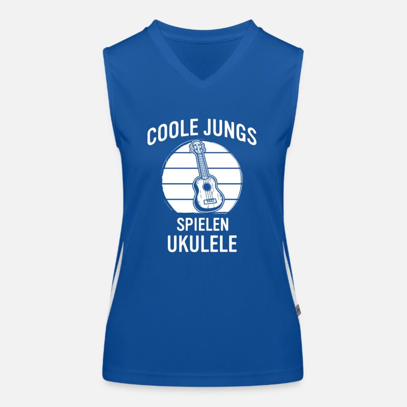 Ukulele Ukulele-Spieler Ukulelist Funktionelles Kontrast-Tank Top für Frauen
