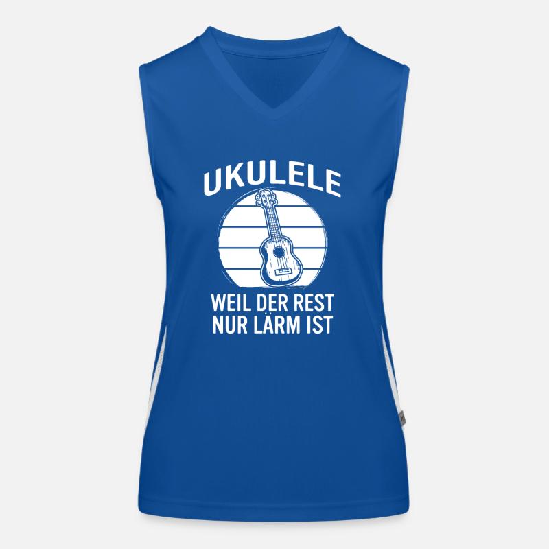 Ukulele Ukulele-Spieler Ukulelist Funktionelles Kontrast-Tank Top für Frauen