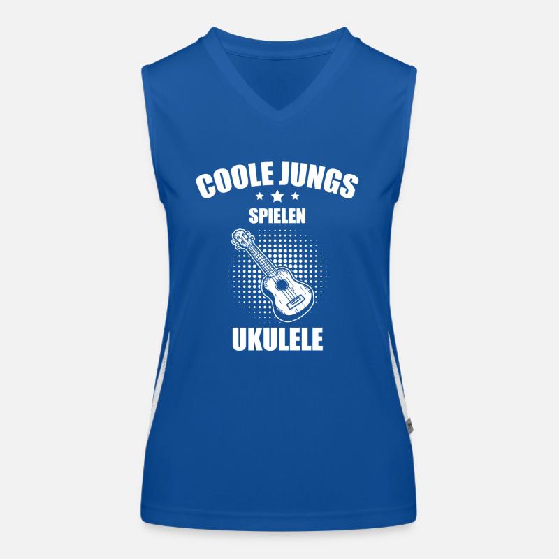 Ukulele Ukulele-Spieler Ukulelist Funktionelles Kontrast-Tank Top für Frauen