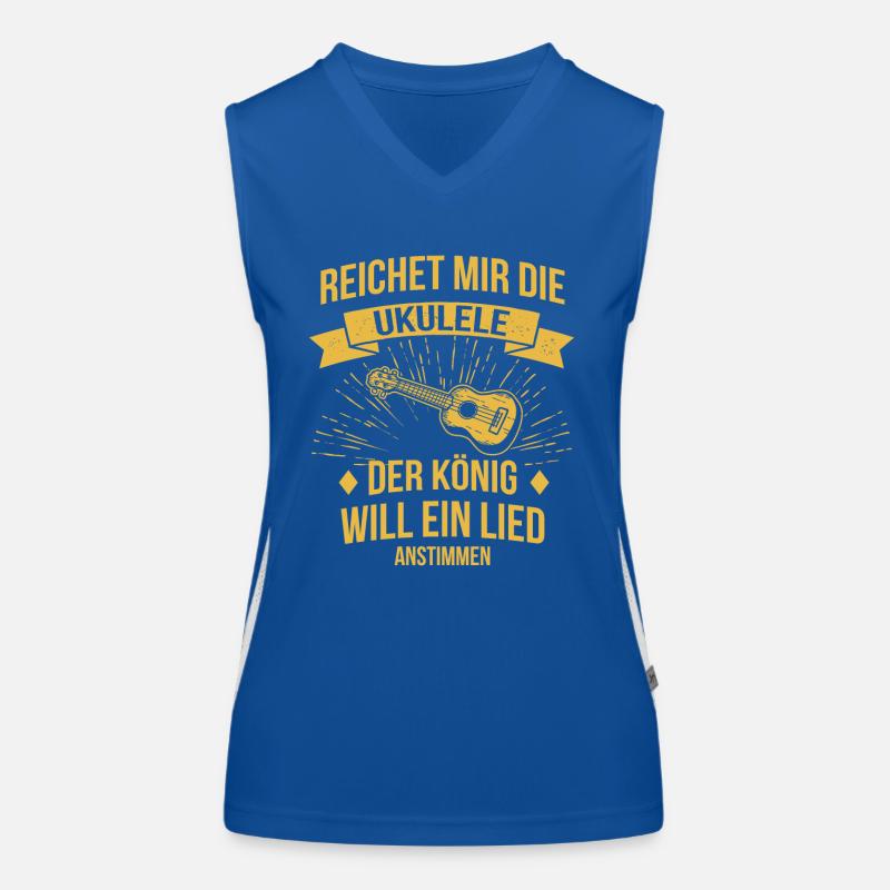 Ukulele Ukulele-Spieler Ukulelist Funktionelles Kontrast-Tank Top für Frauen