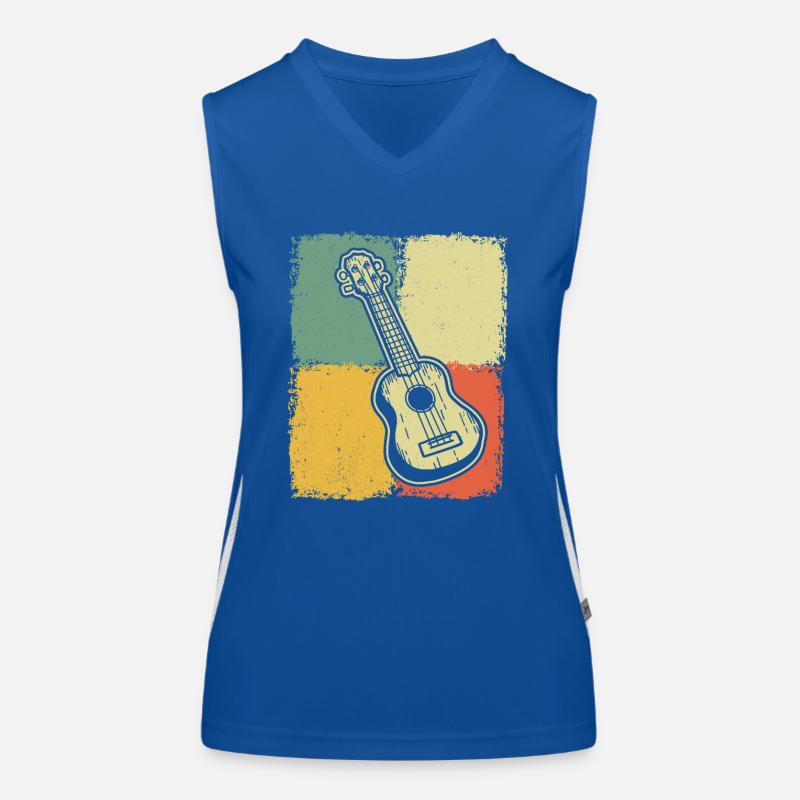 Ukulele Ukulele Player Ukulelist Women's Functional Contrast Tank Top