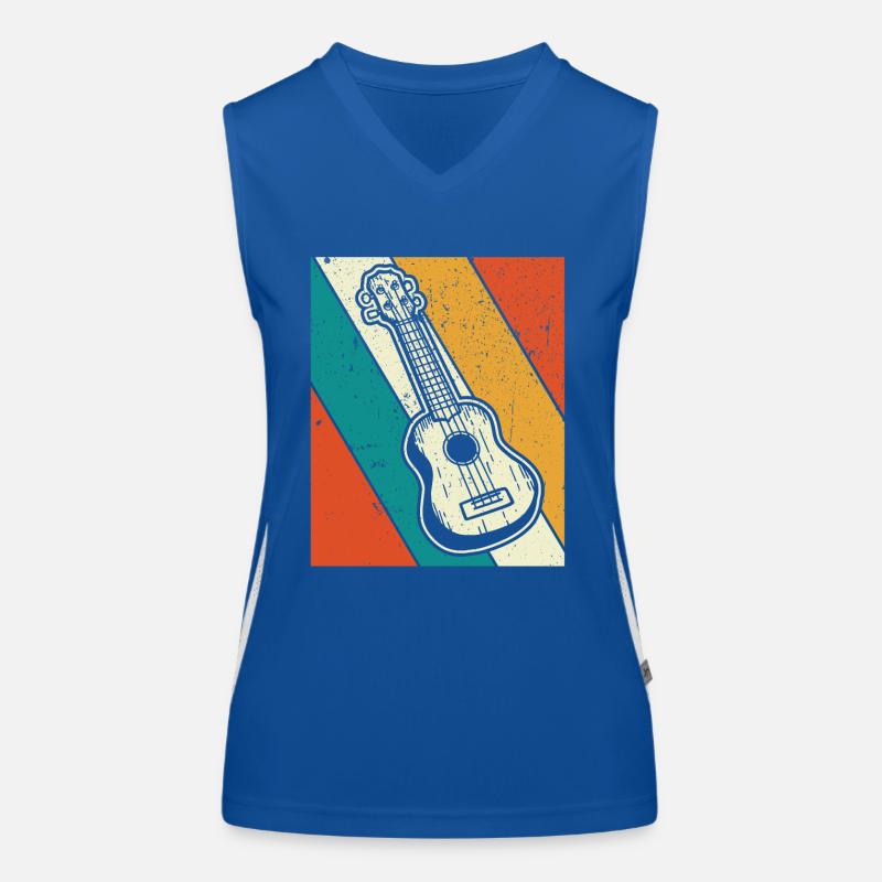Ukulele Ukulele Player Ukulelist Women's Functional Contrast Tank Top